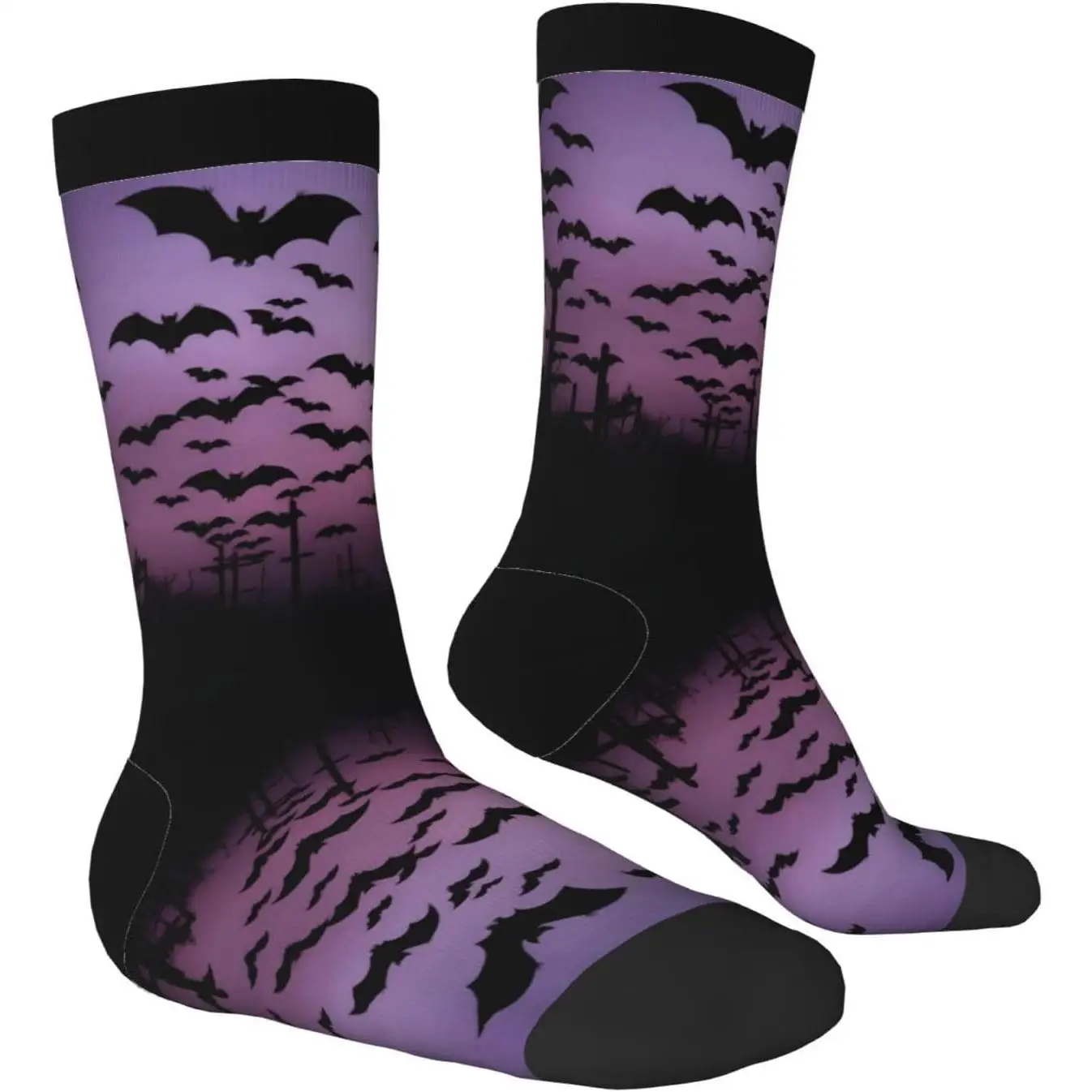 

Мужские и женские летные новые носки с летучей мышью в стиле Харадзюку, дышащие нескользящие спортивные носки в стиле ретро для мальчиков и девочек, подарок на день рождения