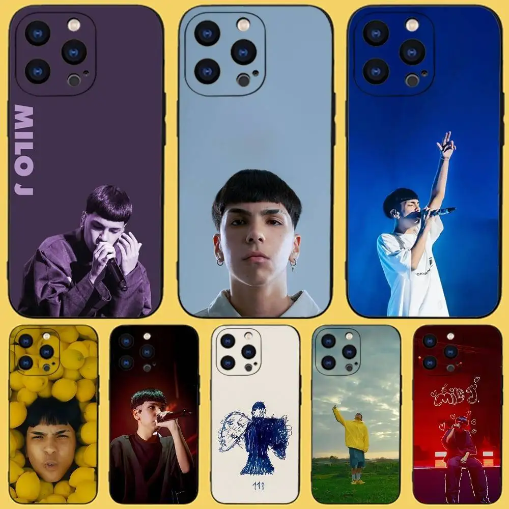 

Singer M-Milo J BESAME Phone Case For iPhone 16,15,14,13,12,11,Pro,XS,Max,XR,Plus,E,SE4,Mini Black Fashion Cover