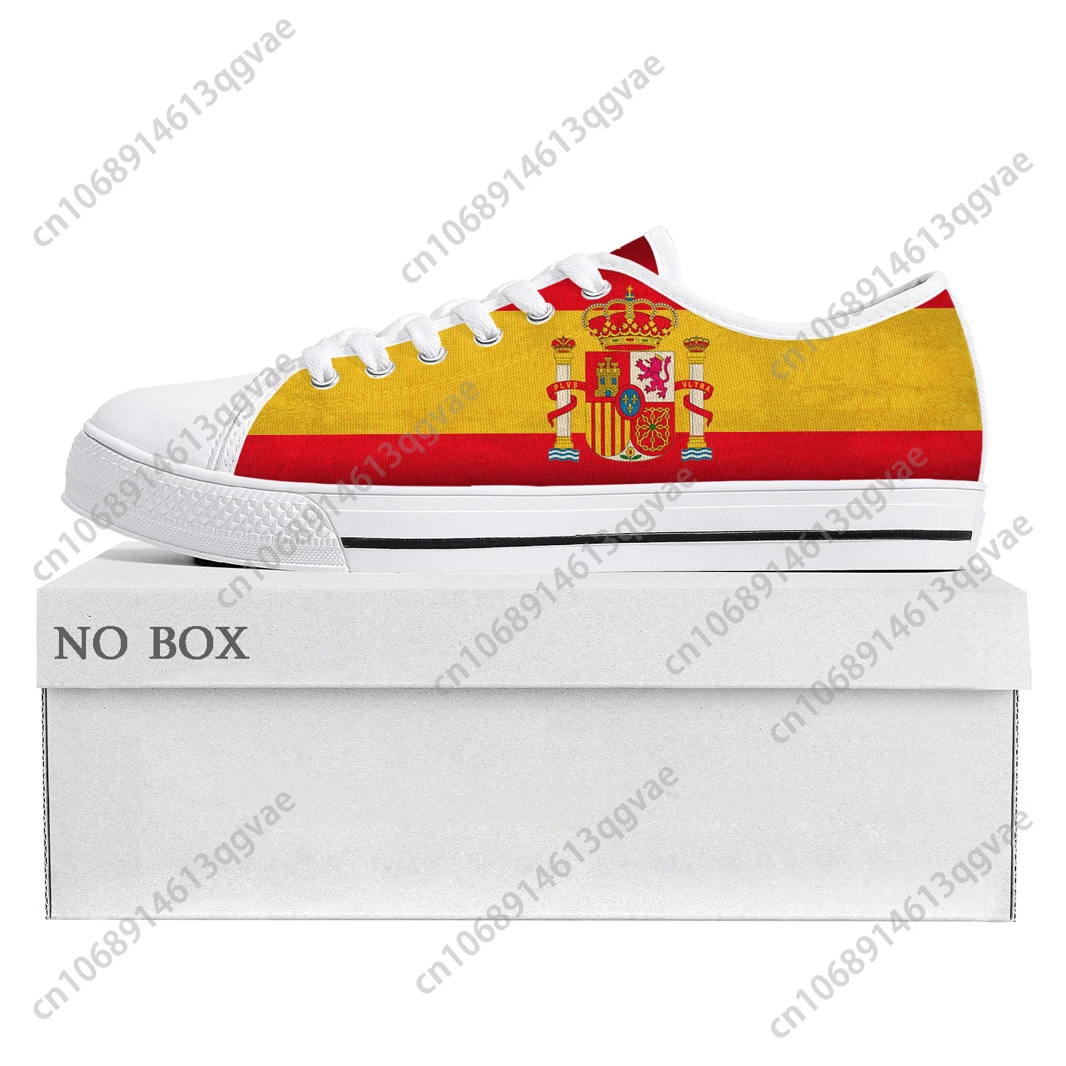 

Spanish Flag Low Top High Quality Sneakers Mens Womens Teenager Canvas Sneaker Spain Prode Casual Couple Shoes Custom Shoe