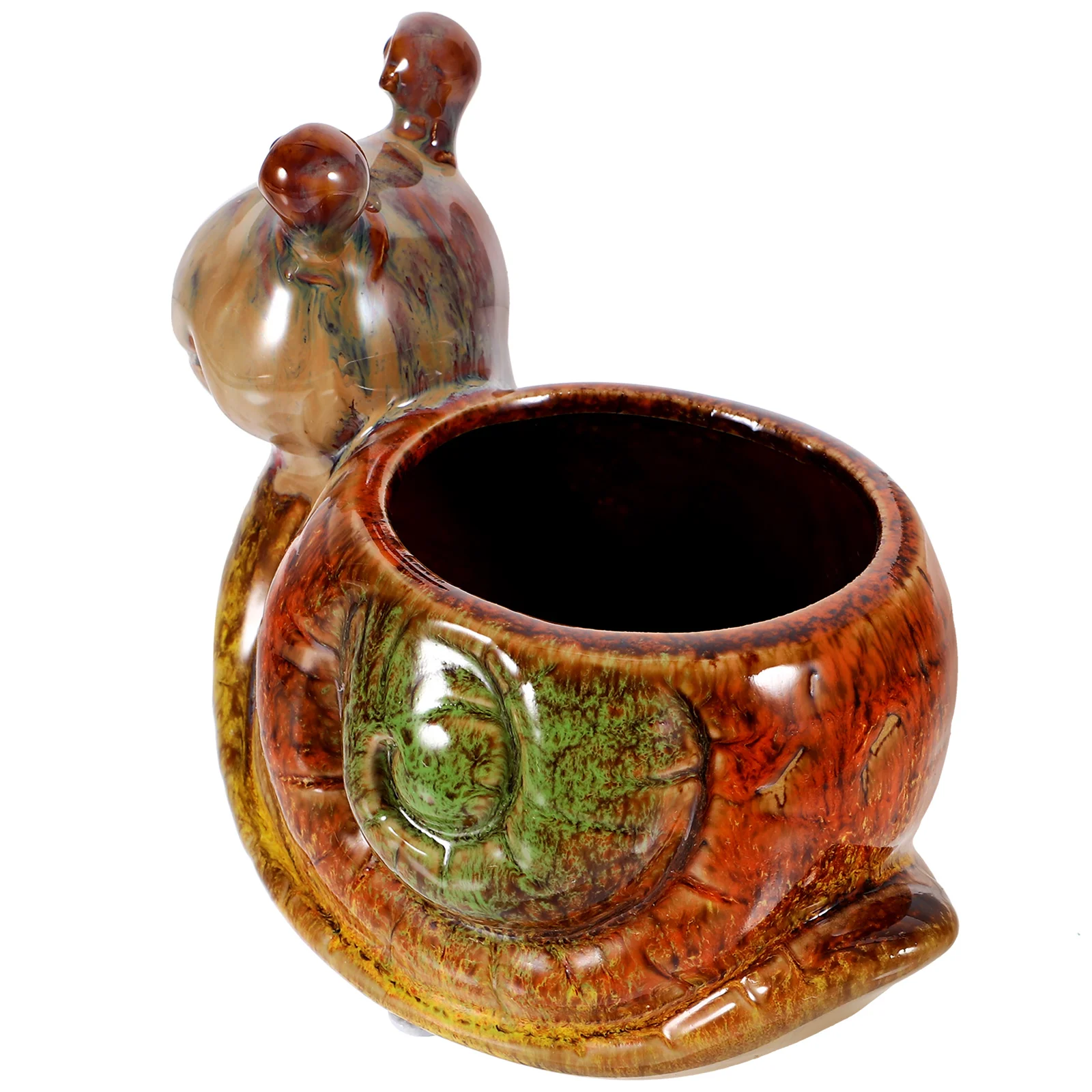 

Resin Snail Flowerpot Cartoon Planter Balcony Office Decor Succulent Pot Garden Accessories Home nament Plant Holder