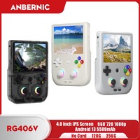ANBERNIC RG406V Handheld Game Console 4 Inch 960*720 IPS Touch Screen Android 13 5500mAh Retro Video Game Player 1080p Upgrade