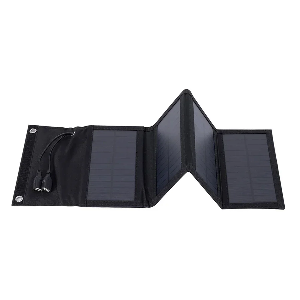 

Fast Charging Panel 7W Solar Panel Power Outdoors Easy Transport Efficient Energy Use Folding Design Group Outings
