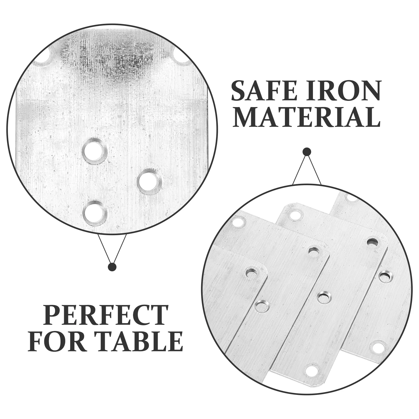 Mounting Plates for Sofa Furniture Leg Attachment Connecting Piece Table Brackets Roof Connectors Feet Repair Legs