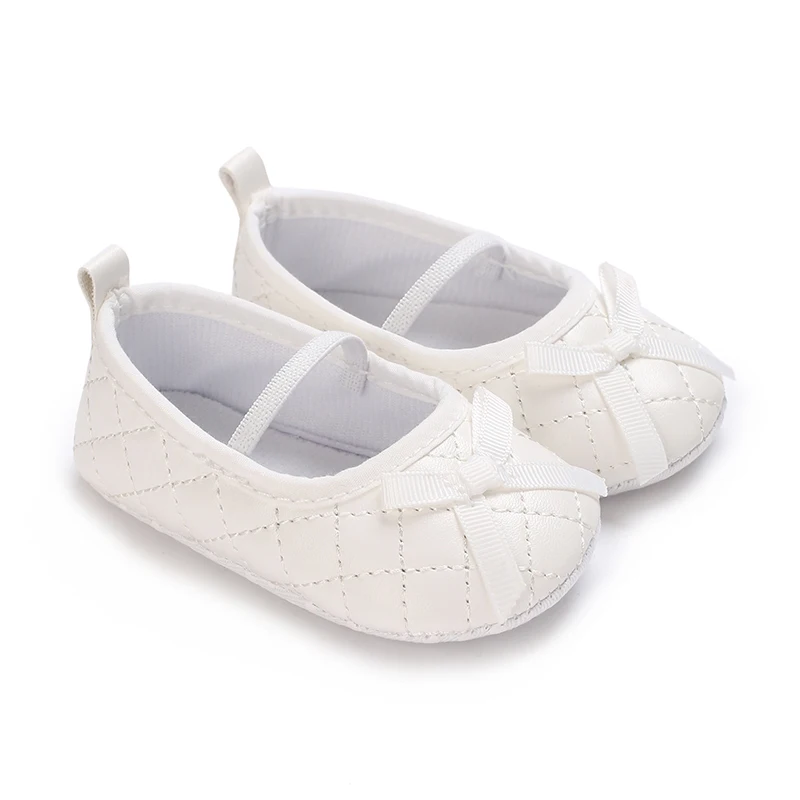 0-18M Newborn Baby Shoes for Girls Classic Fashion Soft Sole Casual Princess Shoes for Toddlers First Walker