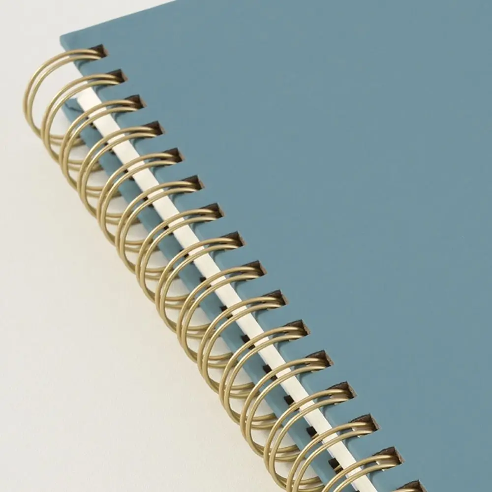 A4/B5 Coil Notebook 320 Pages with Strap Schedules Notebooks Portable Horizontal Line Diary Notepad School Supplies