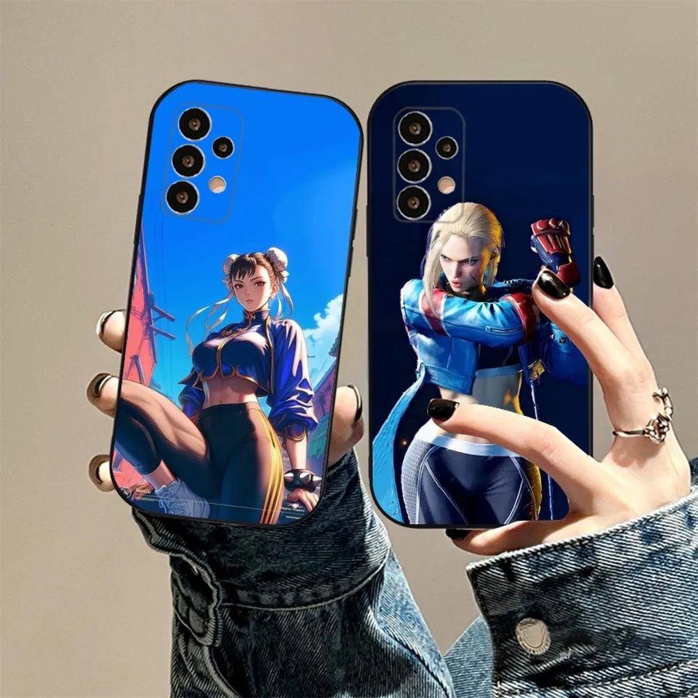 S-Street Fighter 6 Game Phone Case For Samsung S24,23,22,30,21,10,9,Ultra,Plus,Lite,FE,5G Black Soft Case