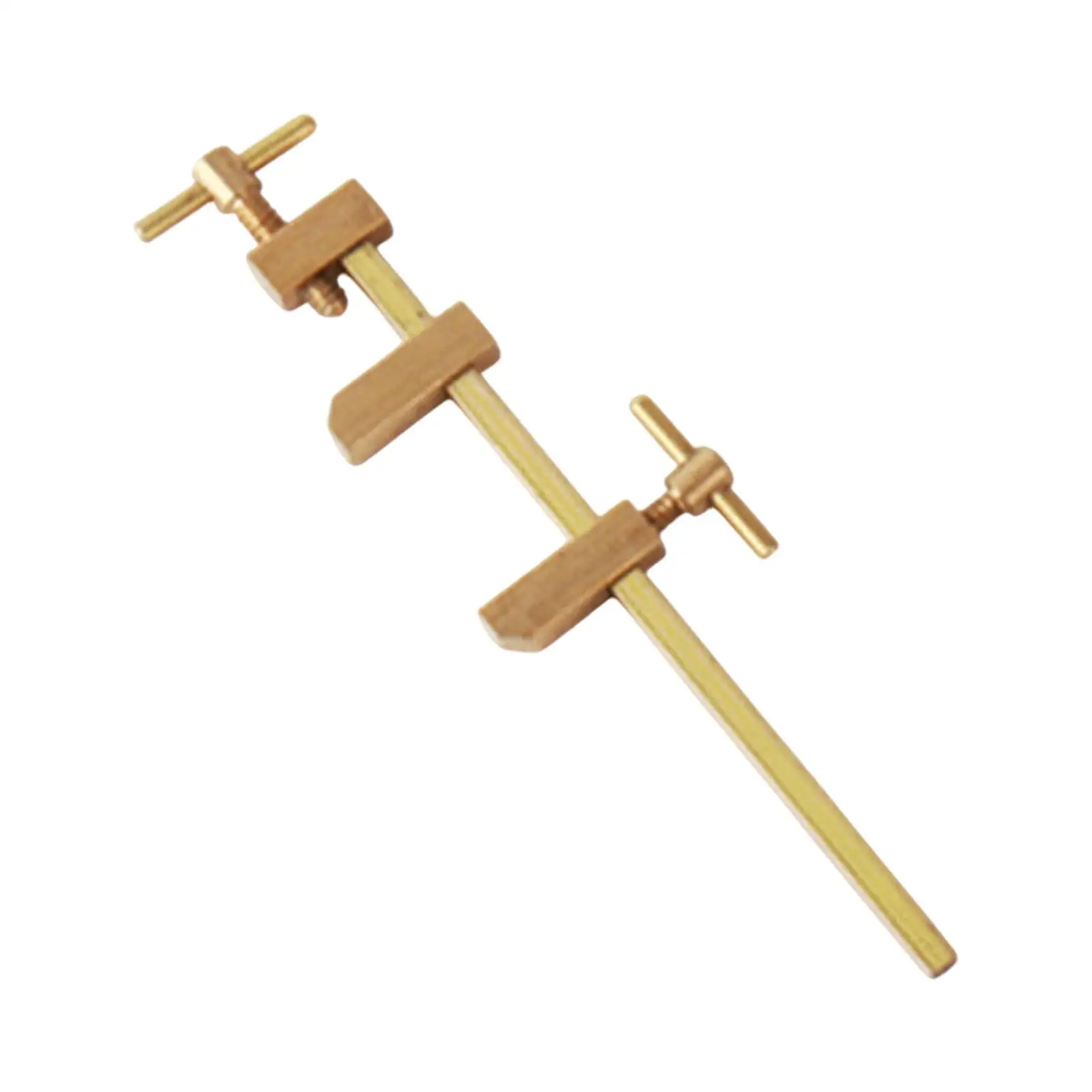 F Clamp Japanese Wood Clamp Brass Comfortable Fixture Splicing Board Positioning Panel Miniature Heavy Duty Woodworking Clamp