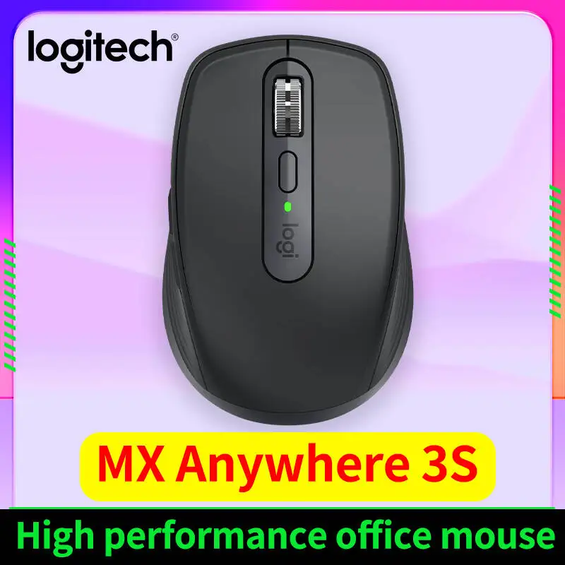 

Беспроводная Bluetooth-мышь Logitech MX Anywhere 3, милый и портативный розовый офисный компьютер для мальчиков и девочек