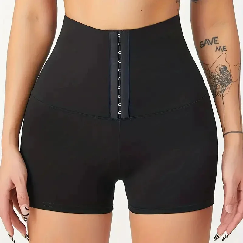 

Women's Sweat Sauna Pants Slimming Waist Trainer Shapewear Hot Thermo Fitness Shorts Body Shaper for Weight Loss