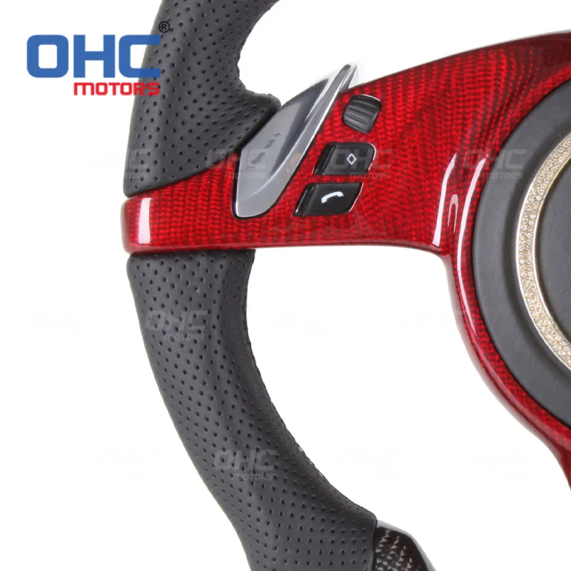 For Porsche Macan Panamera E-Hybrid 911 car modification carbon fiber steering wheel