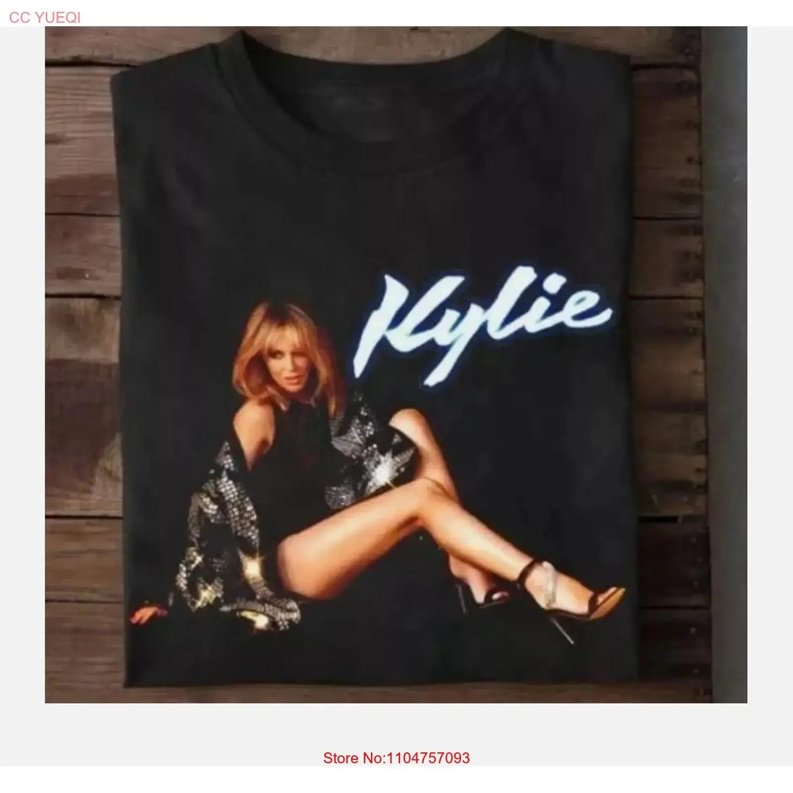New Rare Kylie Minogue Sxy T Shirt Tour For Fans  vintage Washed Soft Stylish graphic designer clothes Unisex Versatile