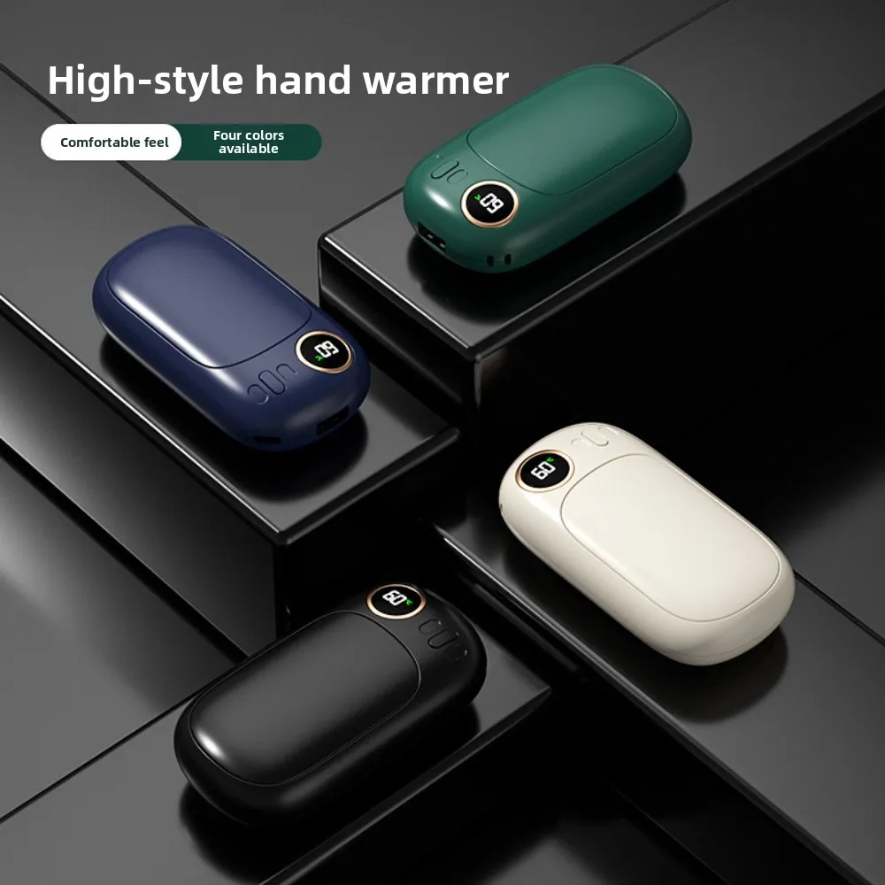 

Новинка 2023 года, USB-грелка для рук, внешний аккумулятор, цифровой дисплей, двухстороннее отопление, взрывозащищенная перезаряжаемая электрическая грелка