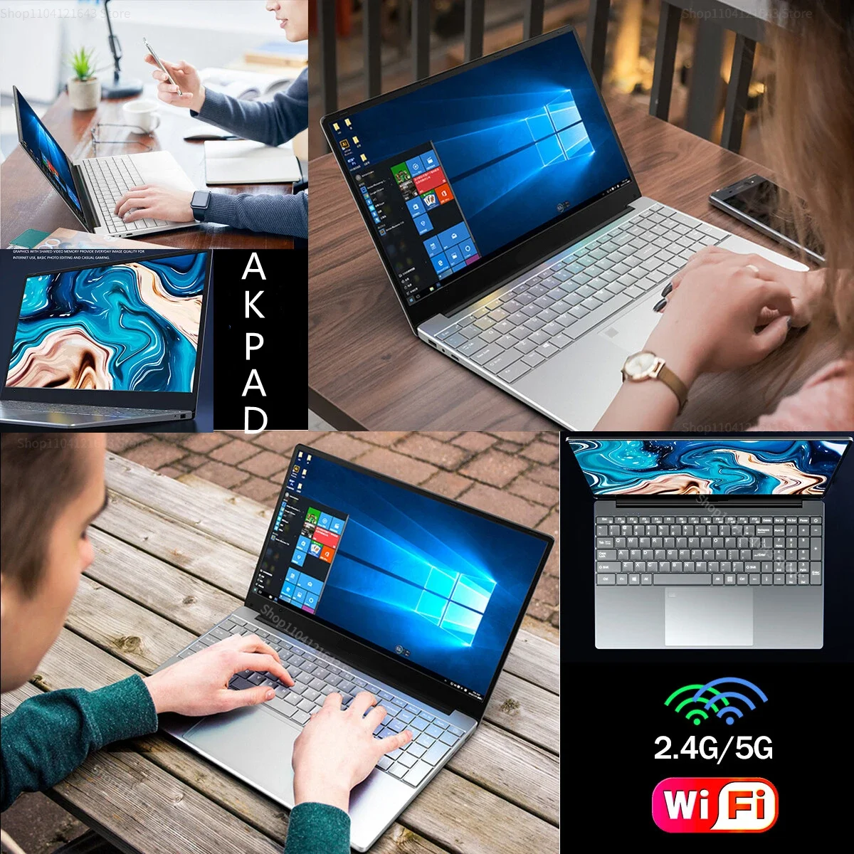 Imagem -04 - Notebook 15.6 Polegada Portátil Windows 11 10 Pro 1920*1080 Barato Portátil Intel Portátil d4 12g Ram 128gb 256gb 512gb 1tb Ssd Porta Hdmi