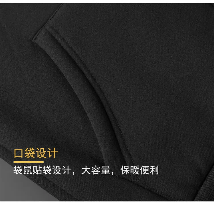 Winter Lambswool Coats Thicken Warm Jackets Long Sleeve Zipper Hoodies Casual Sports Fleece Black Coat Hooded Men Women Jacket 15 S5a941b04cc4d44388d9880797b15f03ej