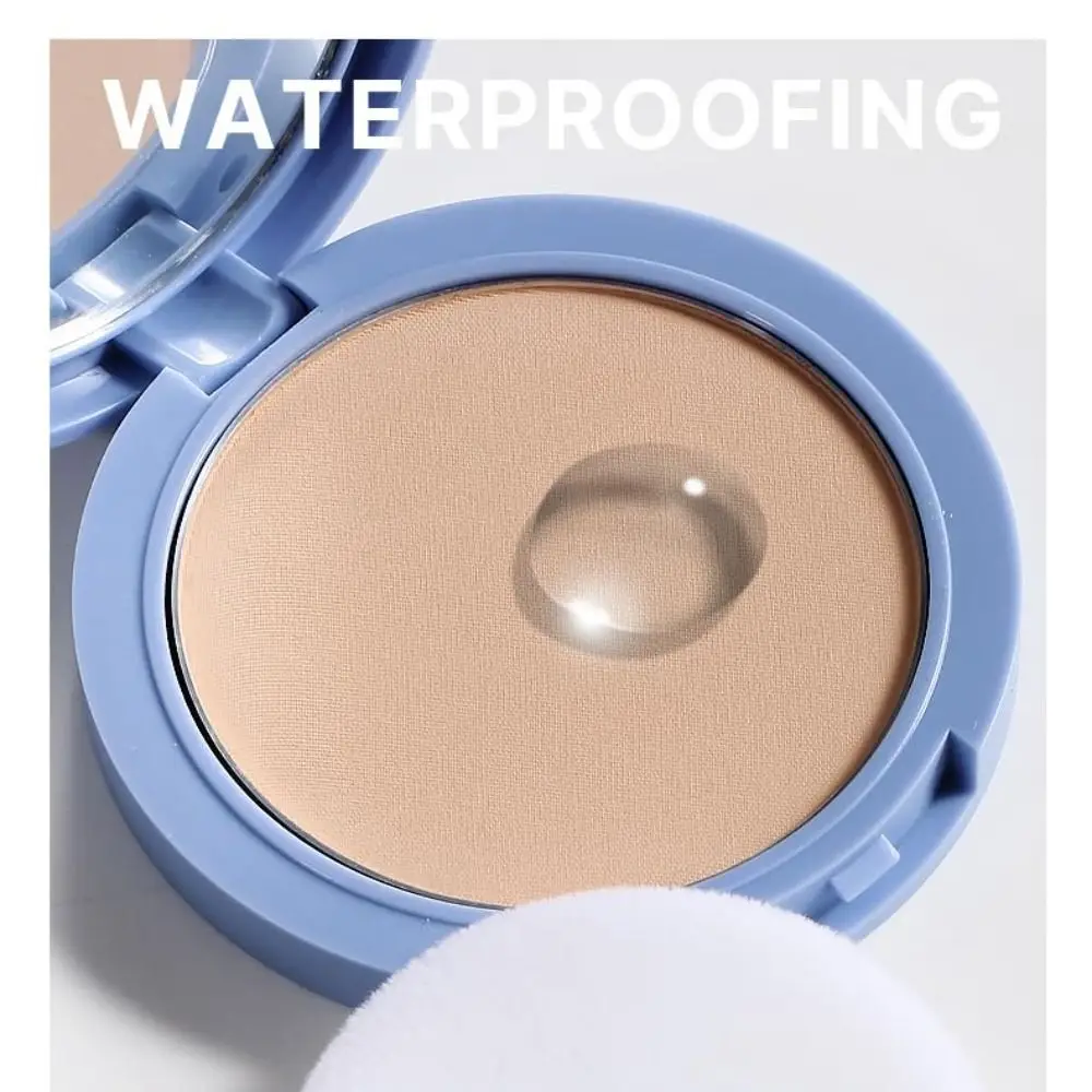 Long Lasting Matte Pressed Powder Matte Waterproof Pressed Setting Powder Lightweight All Skin Type