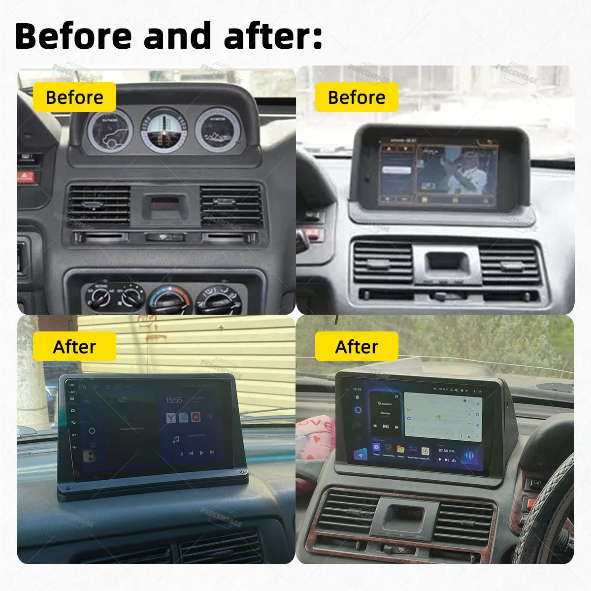 Android Car Radio for Mitsubishi Pajero 2 Montero V31 Shogun 1991 - 2012 2 Din Multimedia GPS Navigation Stereo Carplay Auto 4G