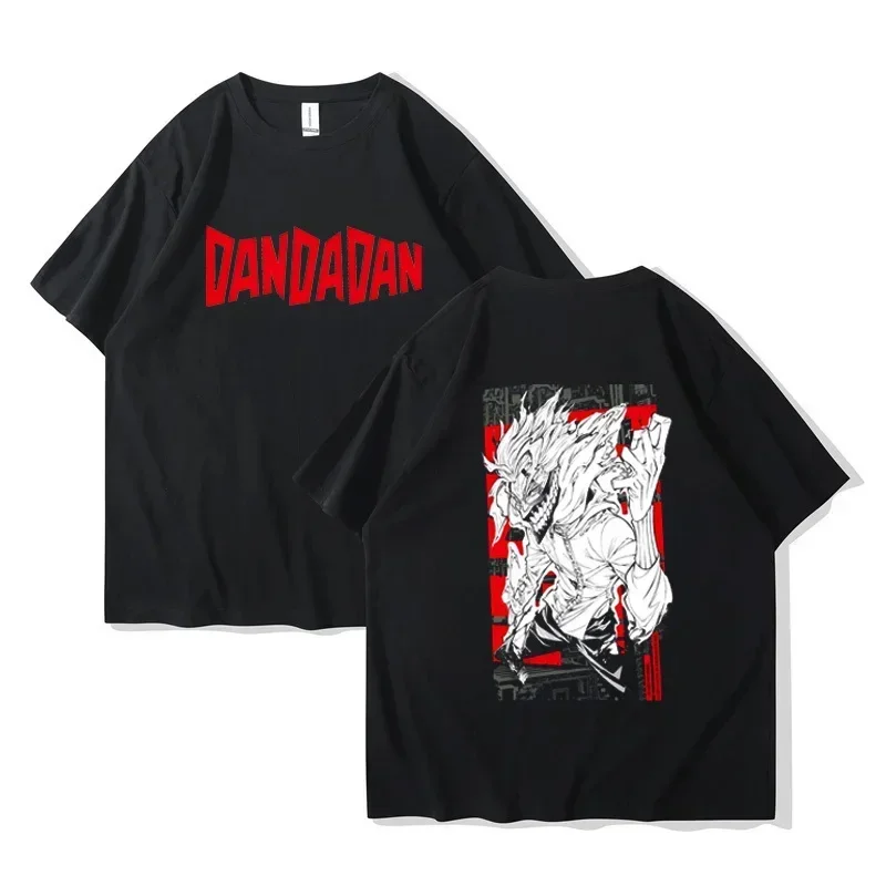 Dandadan Okarun Cotton T-shirt Men Women Breathable Classic 2000s University T Shirt Korean Clothes Aesthetic Hip Hop