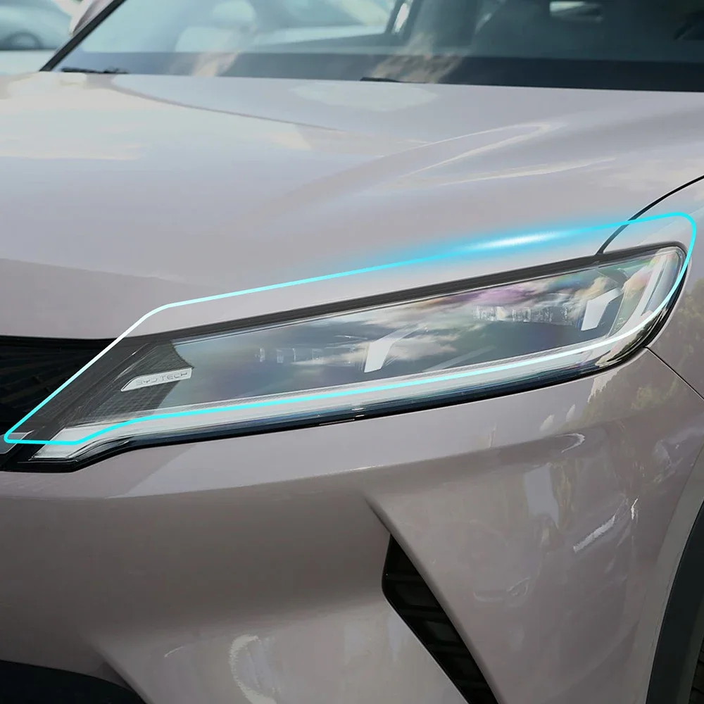 

For BYD YUAN UP ATTO 2 2024 2025 Headlight Rearview Mirror B C Pillars TPU Pre Cut Anti Scratch Protection Film Transparent