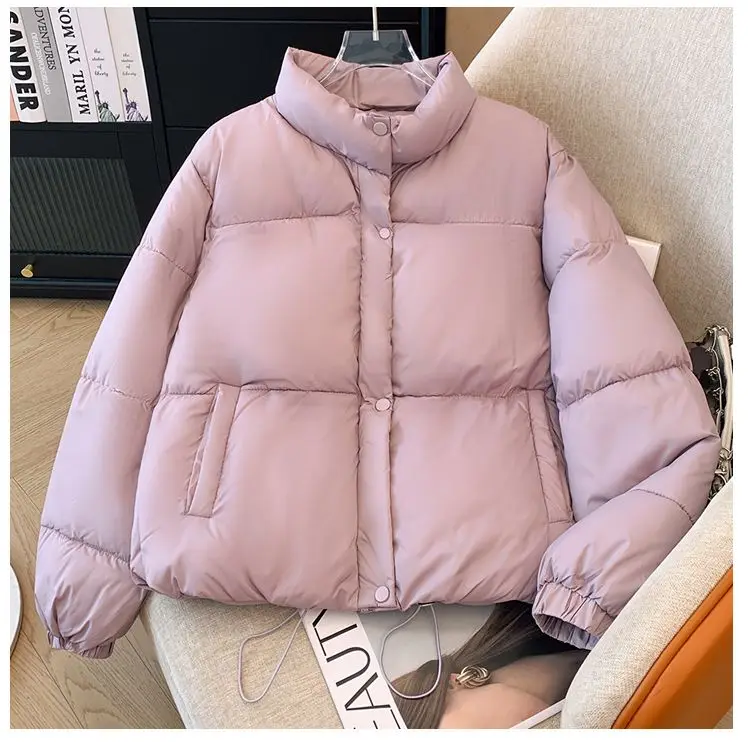 

Женская парка-пуховик с одной пуговицей, одинарной застежкой, уникальным креплением для девушек