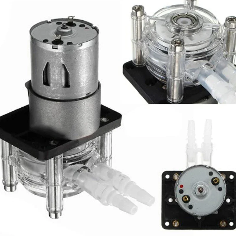 Imagem -05 - Grande Fluxo Peristáltico Bomba de Dosagem Anti-corrosão Bomba de Vácuo Bomba de Sucção Forte Aquário Laboratório jb dc 12v 24v