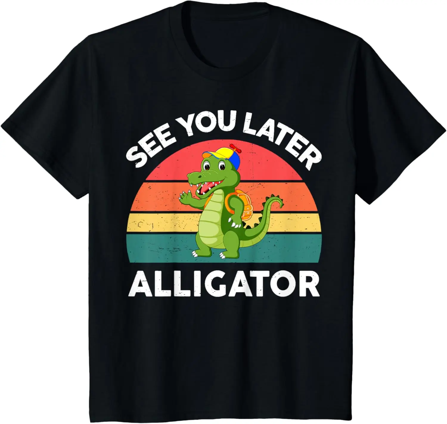 Kids See You Later Alligator Shirt Toddler Crocodile Funny Gator T-Shirt