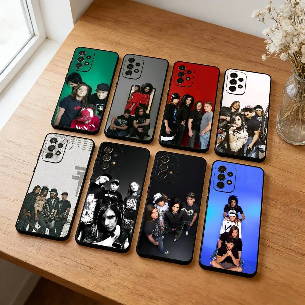 

Tom B-Bill Kaulitz T-Tokio H-Hotels Phone Case For Samsung S25,S24,S23,S22,S21,S20,Plus, Soft Silicone Black Cover