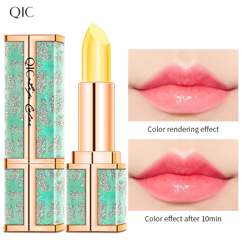 QIC Starry Sky สารสกัดจากผลไม้ Nutritious Lip Balm ลิปสติกเปลี่ยนสีกันน้ำแต่งหน้า Moisturizer เครื่องสำอาง Lipbalm