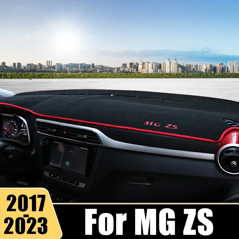 For MG ZS EZS EV 2017 2018 2019 2020 2021 2022 2023 Car Dashboard Cover Mat Anti-UV Non-Slip Pad Instrument Carpet Accessories