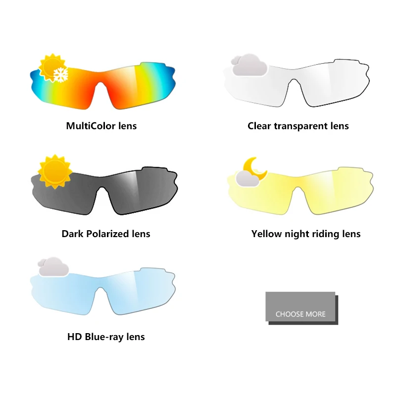 Polarized Sports Cycling Glasses Women’s & Men\'s sunglasses Road UV400 Cycling Eyewear Mountain Bike Bicycle Mtb Road Goggle