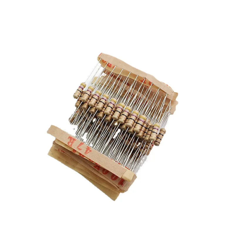 200pcs/kit 1W 5% Resistor Assortment Kit 10 Ohm-1M Ohm 20Value 22R 47R 100R 220R 470R 1K 4.7K 100K Ohm Resistance