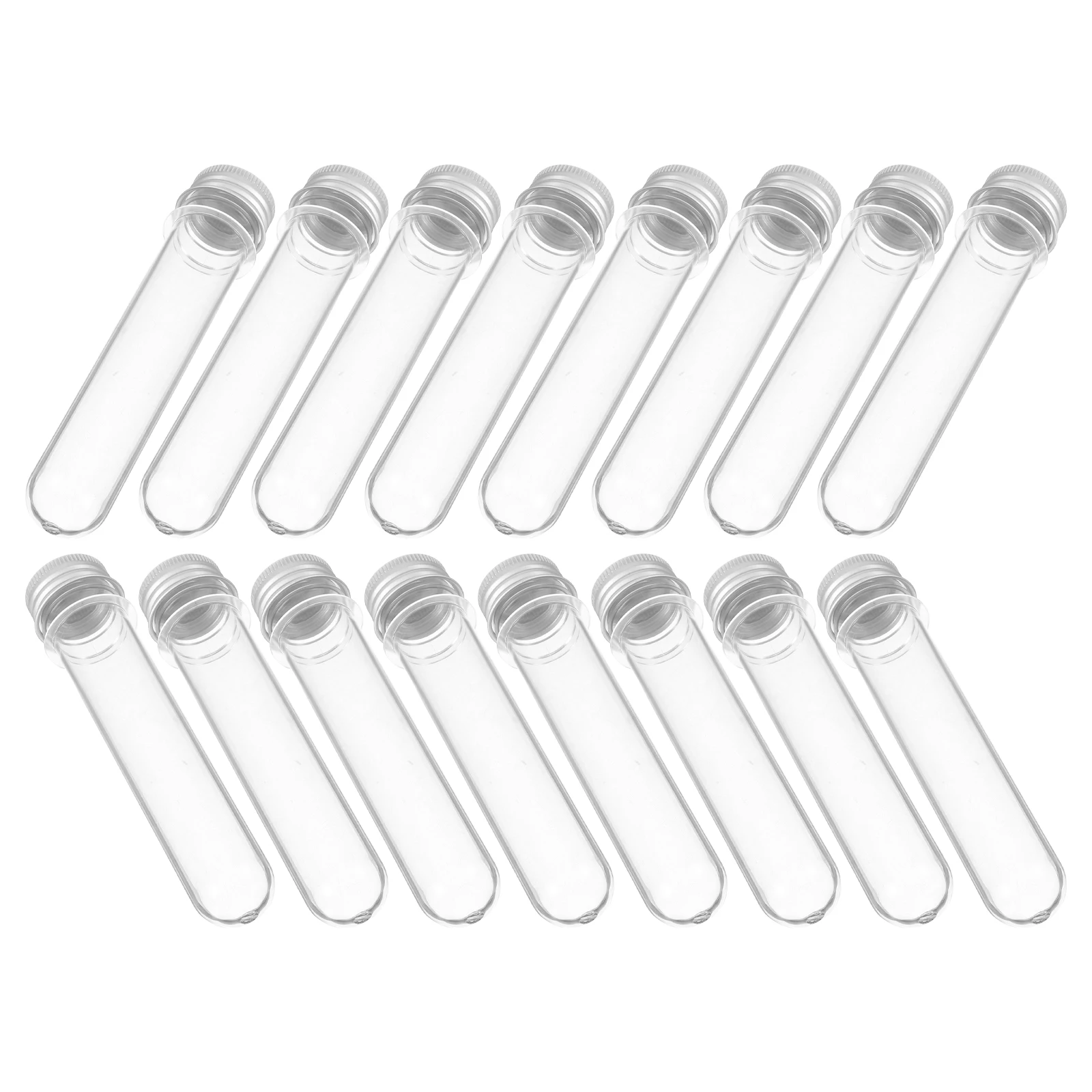 

20 Pcs Test Tube Bottle Mini Containers for Makeup Party Favor Tubes Essence Plastic with Caps
