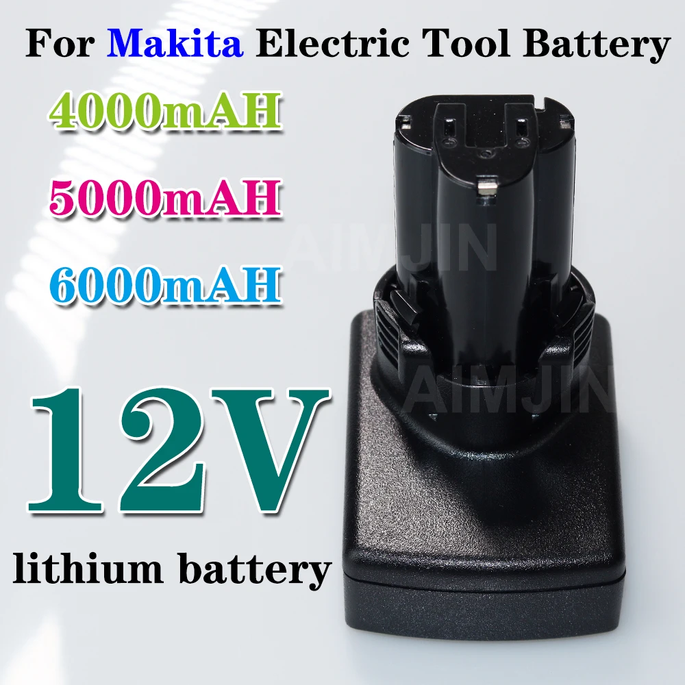 10.8V for makita BL1014 BL1013 6000mAh 12V Max Lithium Battery TD090DW 194551-4 TD090D LCT203W LCT204 194550-6 DF030D