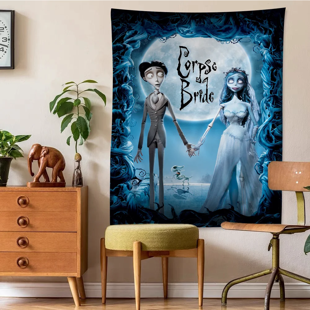 

C-Corpse B-Bride Puppet Animation Movie Chart Tapestry For Living Room Home Dorm Decor Art Home Decor