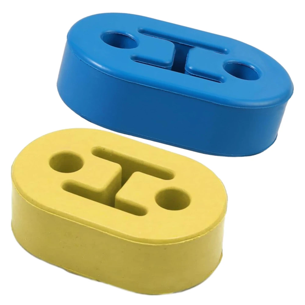 Yellow Exhaust Bracket Bracket Blue Fit for most vehicle models with 11mm 2-Hole exhaust