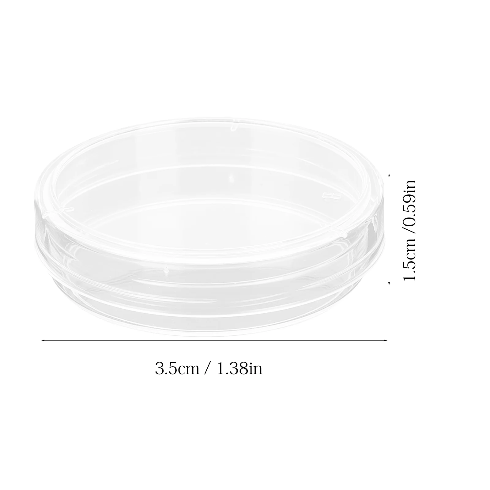 30 Pcs Culture Plate Chemical Laboratory Accessories Glassware Accessories Beast Petri Dish Chemical Dishes with Lids Tissue