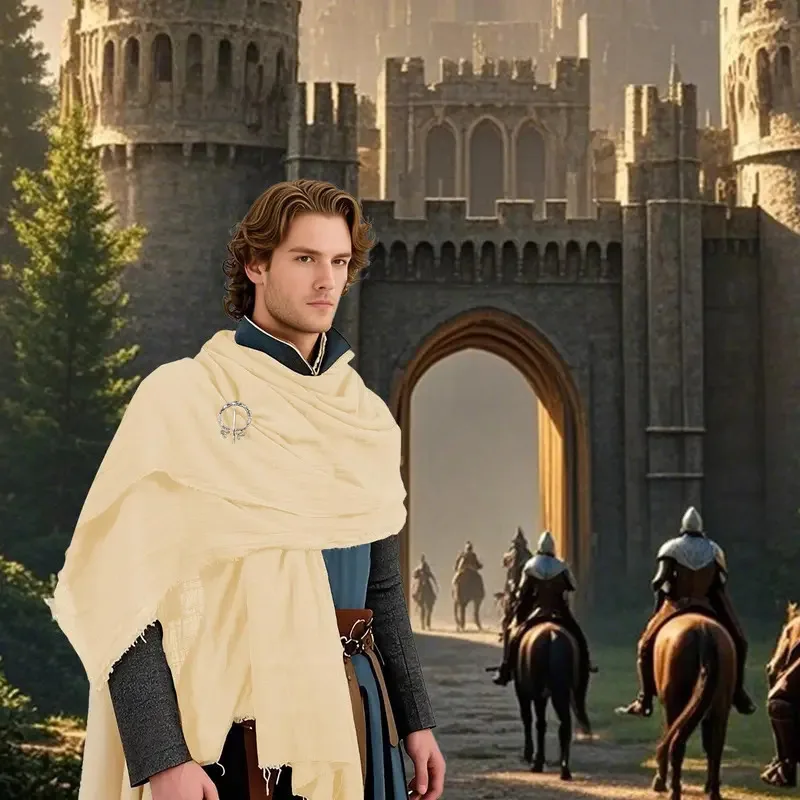 Средневековый плащ с мужчинами и женщинами, шаль, капюшон, шарф, костюм эпохи Возрождения, костюм викинга, Апокалиптическая накидка, аксессуар для взрослых ty'4