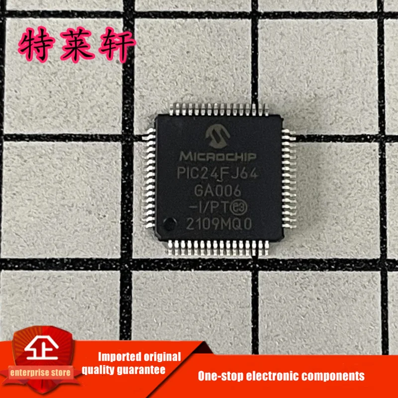 New Genuine PIC24FJ64GA006-I/PT PIC24FJ64GA006T-I/PT PIC24FJ64GA006 TQFP64 Microcontroller Chipset