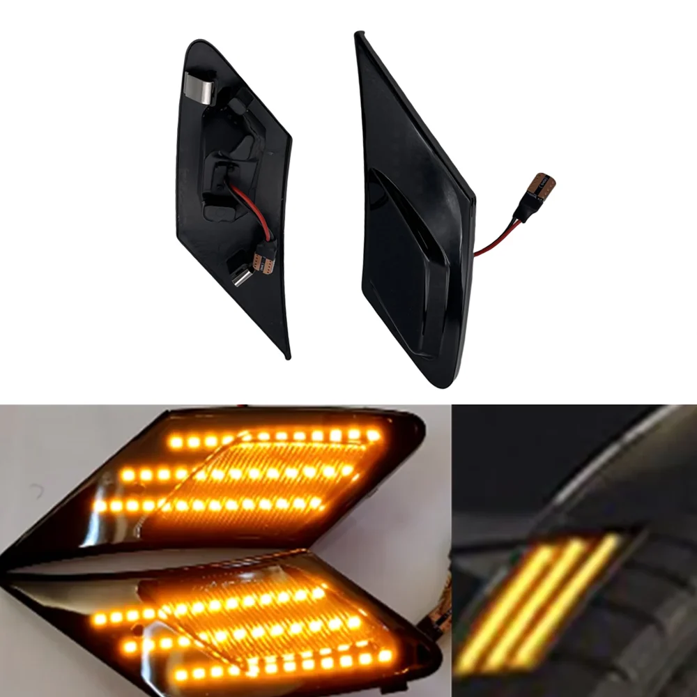 

2PCS Car LED Dynamic Turn Signal Light Side Marker Fender Lamp For Toyota FT86 GT86 For Scion FR-S BRZ 2012-2020