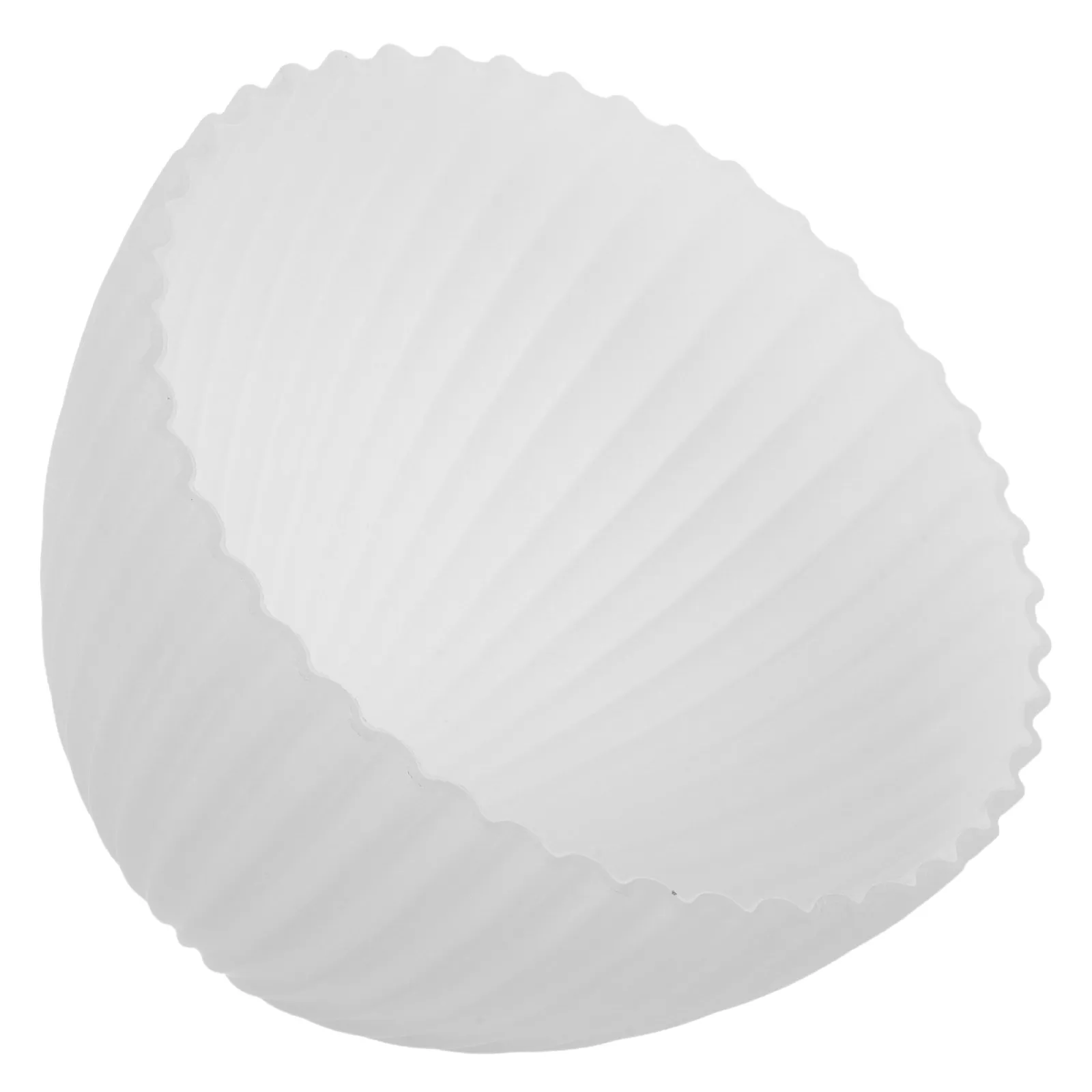 

Полосатый стеклянный абажур с ребристой поверхностью 18x13 см, замена для настольной лампы, подвесного светильника, потолочного светильника, рифленый стеклянный плафон