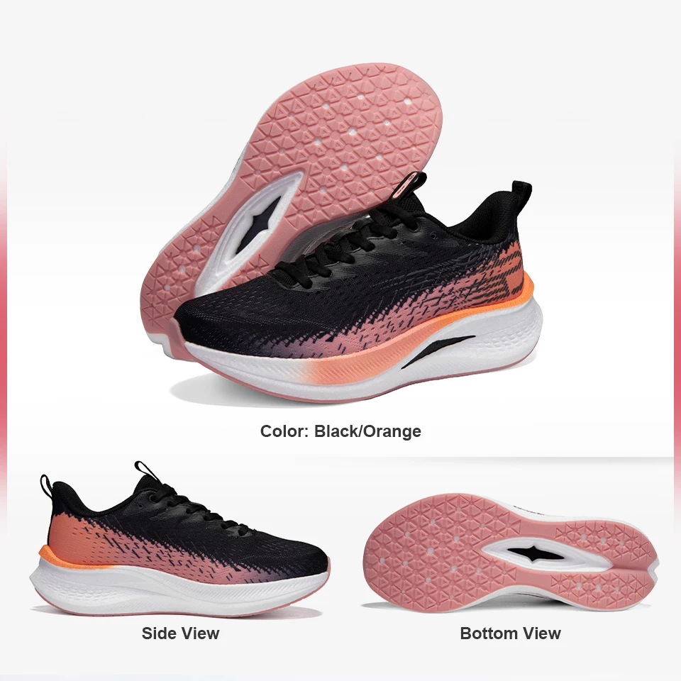 Baasploa Damen-Laufschuhe mit professioneller Carbonplatte, leichte, atmungsaktive Sportschuhe, bequeme Marathon-Sneaker für Damen – Detail 7