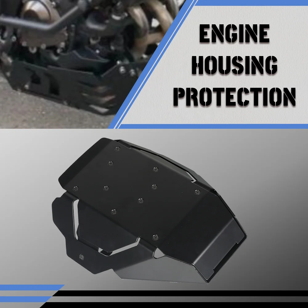 

Motorcycle For Yamaha FZ09 MT FZ 09 MT09 2013-2021 XSR900 TRACER 900 GT NIKEN Engine Base Chassis Protection Cover Skid Plate