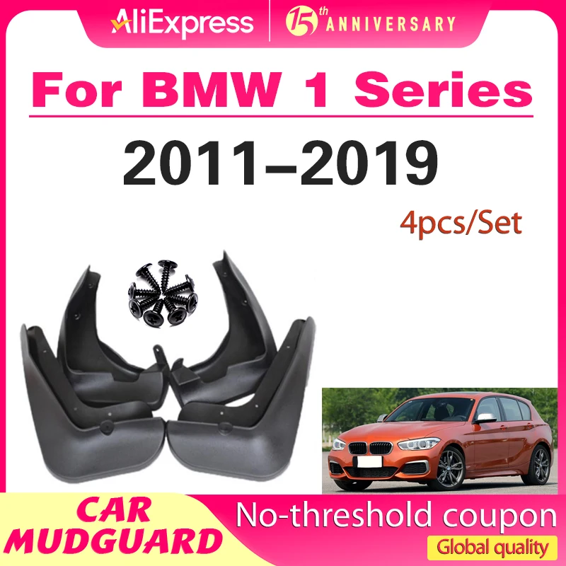 

Car Mud Flaps Mudguards Splash Guards For BMW 1 Series F20 F21 2011 -2019 MudFlaps Fender Cars Accessories