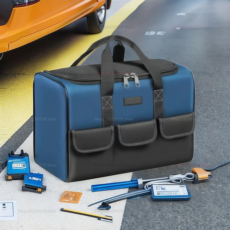 Borsa per attrezzi multifunzionale da 20 pollici addensata di grande capacità impermeabile resistente all'usura kit di attrezzi borsa per elettricisti multitasca