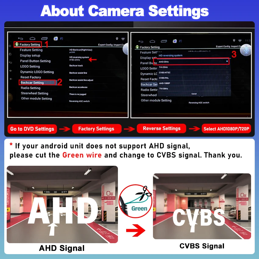 AHD 1080P 170° Car Front View Camera For Renault Megane 2 Clio 4 RS Master 3 Kadjar Scenic Twingo Fluence Captur Trafic Fisheye - view 5