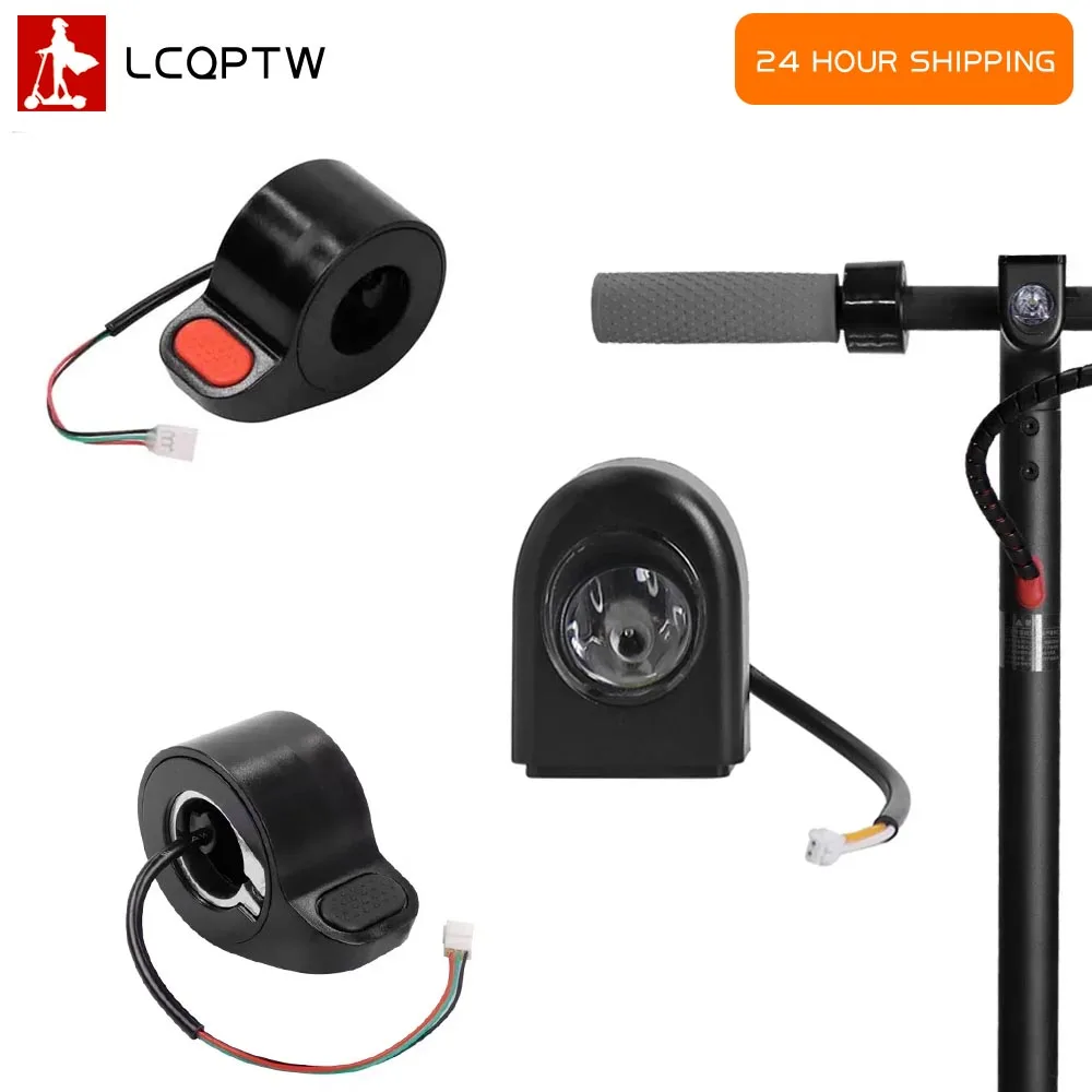 Gas Daumen Front Lampe Kit für Xiaomi M365 Pro Elektrische Roller Finger Gas Zifferblatt M365 Beschleuniger Scheinwerfer Licht