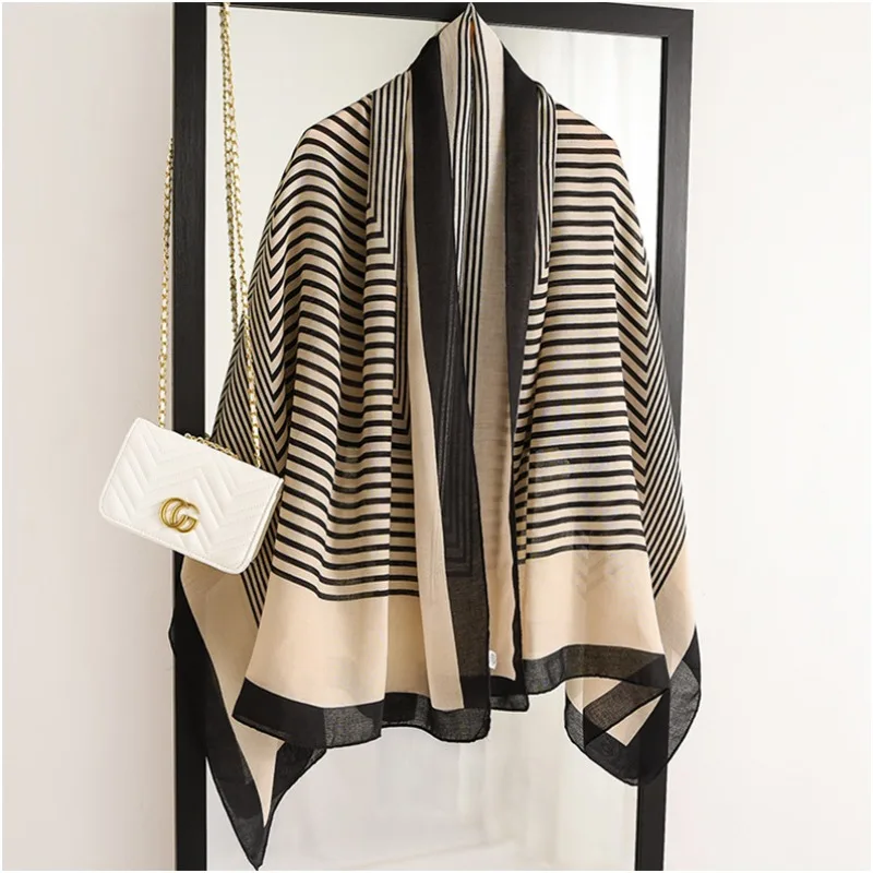 

Новый весенне-осенний модный шарф, женская шаль с принтом, платок из пашмины, мусульманский хиджаб, платок Bufanda, хиджаб, палантин, пончо, пашмины