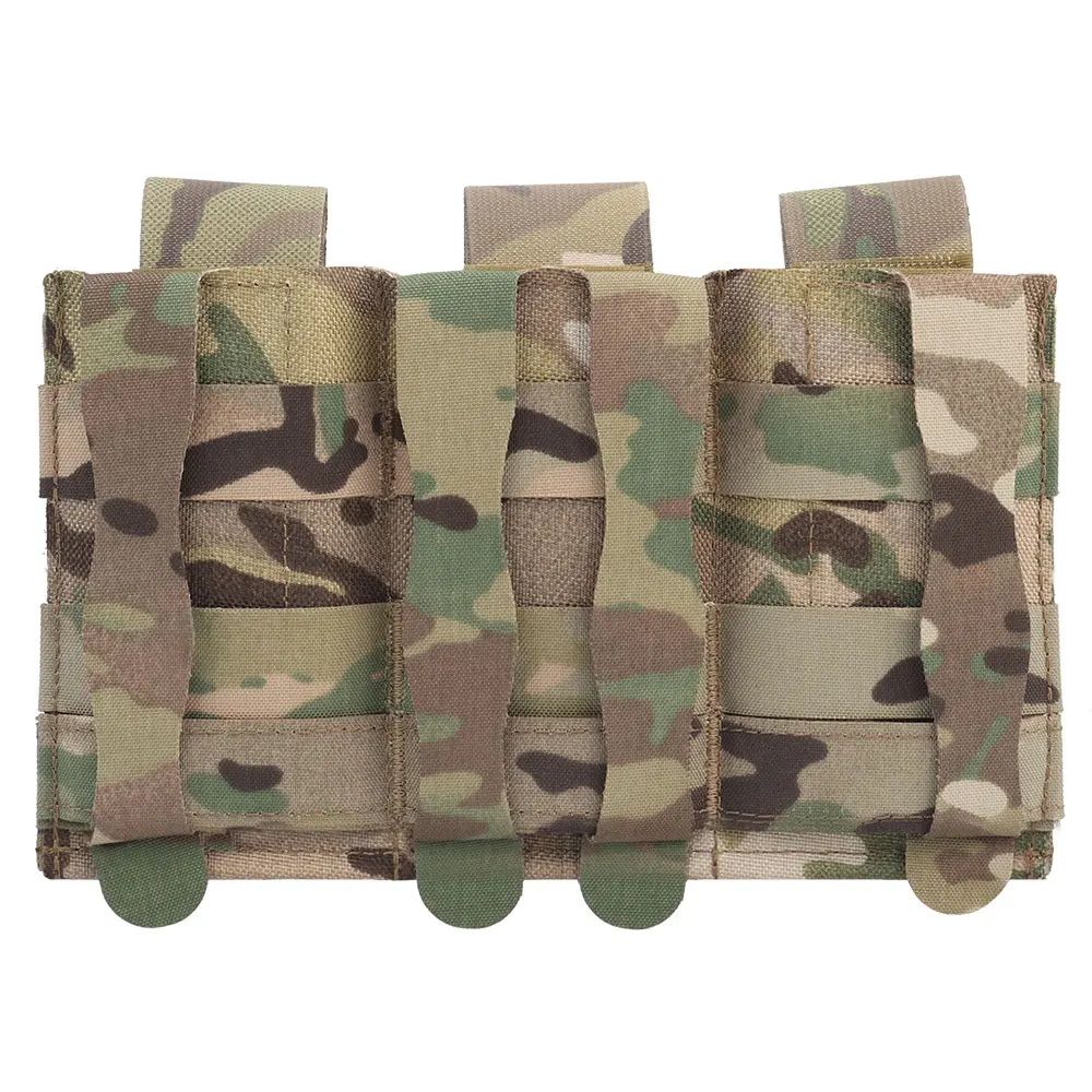 Light weight Triple Mag Pouch AR15 5.56 .223 Magazine Holster AK .762 Cartridge carrier for  Equipment Molle Belt Vest