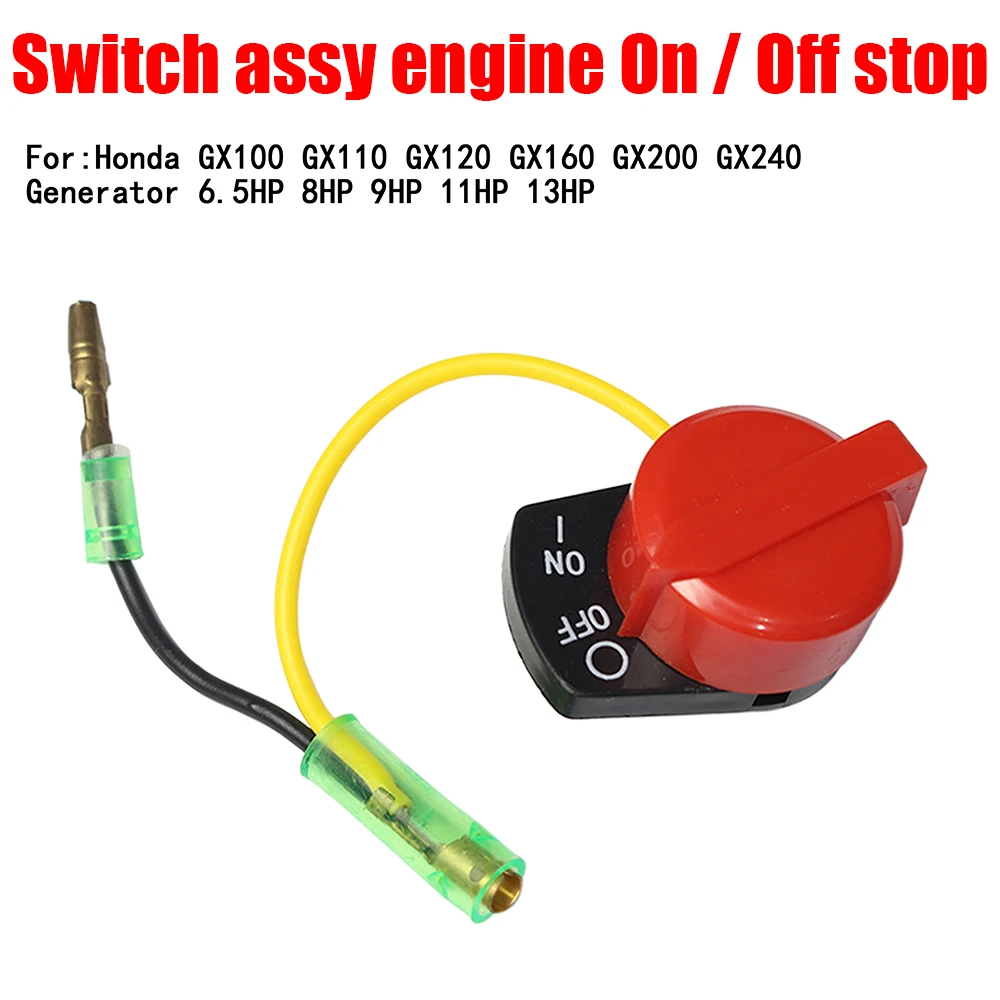 Switch assy engine On / Off stop for Honda GX100 GX110 GX120 GX160 GX200 GX240 Generator 6.5HP 8HP 9HP 11HP