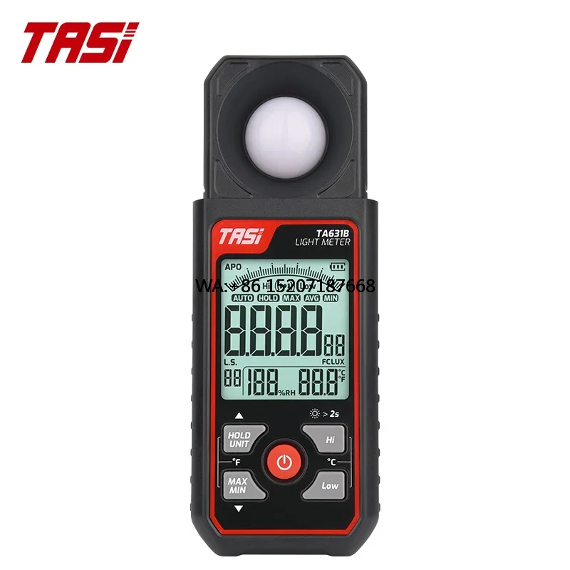 

TA631B Digital Light Meter 200000Lux with Ambient Temperature & Humidity 1-Year Warranty