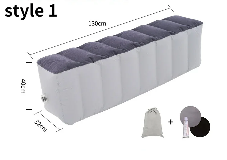 Car Travel Bed Back Seat Gap Pad Inflatable Sofa Mattress Sleeping SUV Travel Air Mattress Blow Up Bed Car Accessories